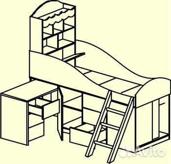 Кровать детская