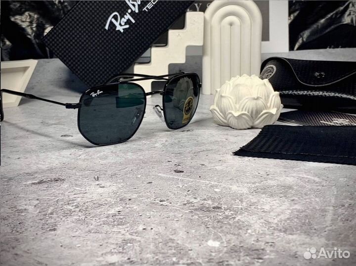 Очки Ray Ban Aviator черные