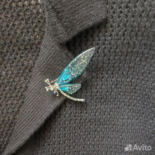 Брошь-булавка Стрекоза