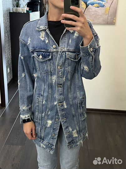 Джинсовая куртка zara