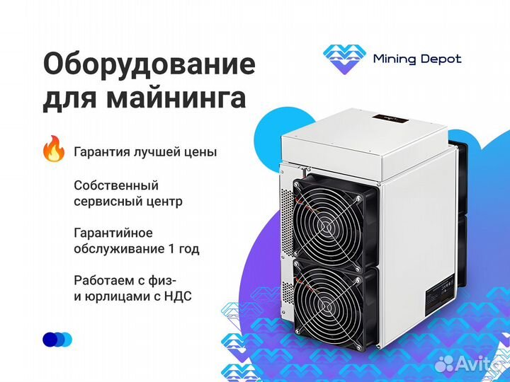 Майнер Asic Antminer Bitmain T19 Hyd 137th