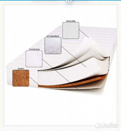 Матрас/кокос новый