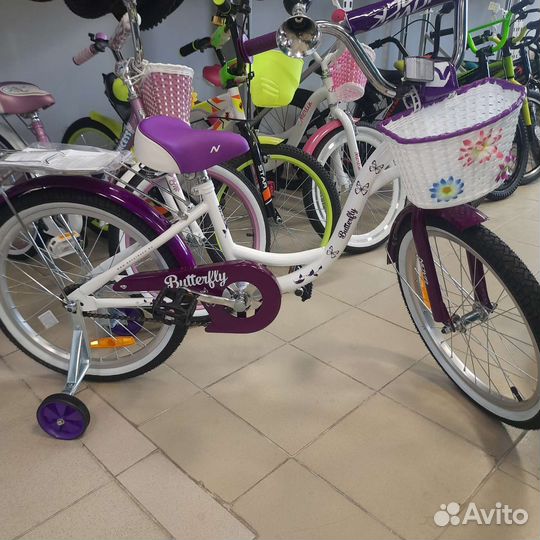 Детский велосипед Novatrack Butterfly 20