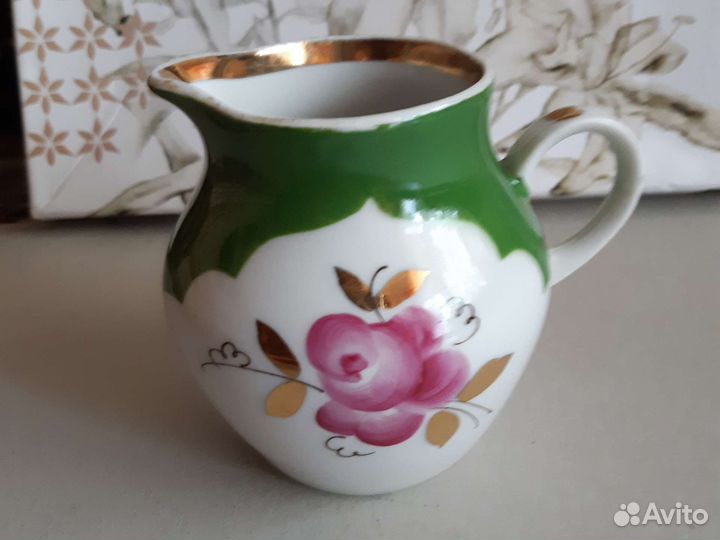 Молочник сливочник Дулево СССР