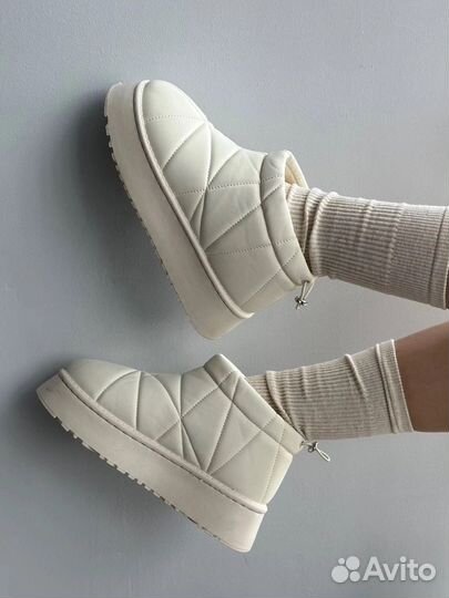 Ugg женские луноходы дутики зима с мехом