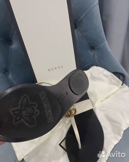 Шлепанцы Gucci 39 оригинал