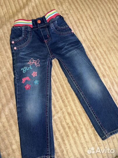 Джинсы для девочки 3 года