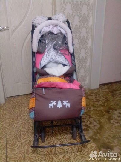 Коляска санки