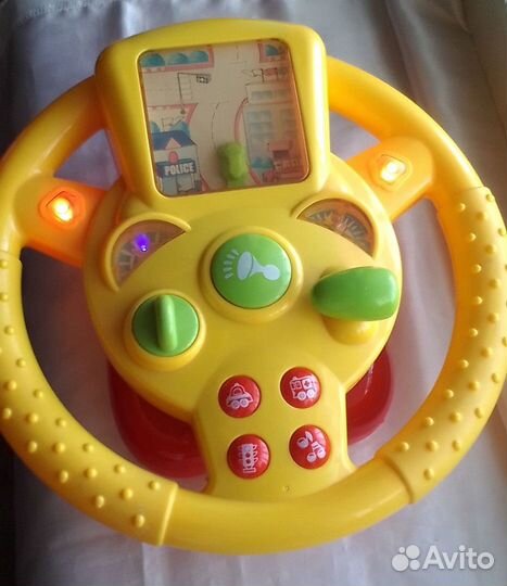 Игрушка Руль музыкальный новая с батарейками