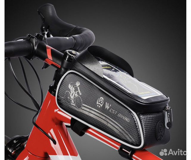 Сумка на раму велосипеда