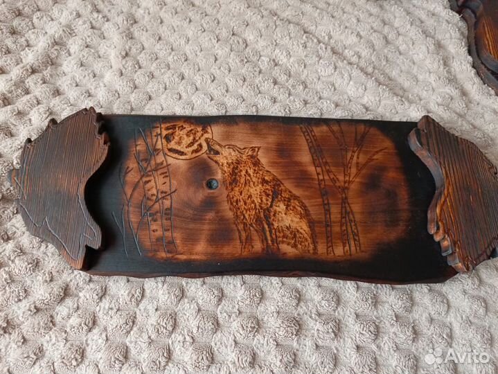 Подносы из массива дерева в подарок для мужчин