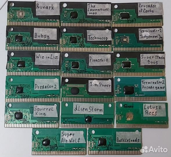 Картриджи sega
