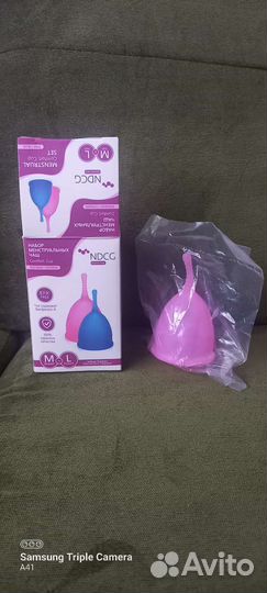 Менструальная чаша 1шт новая размер L