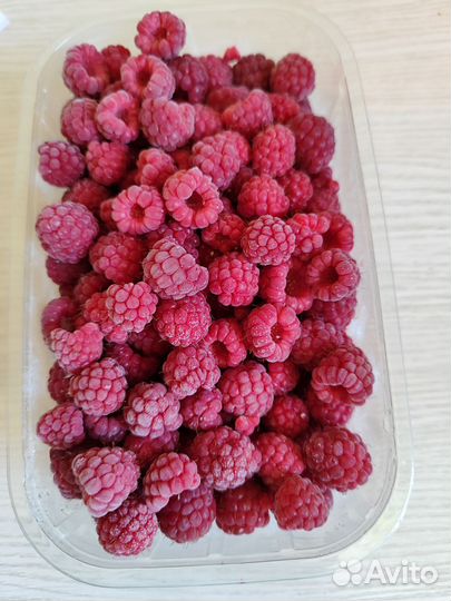 Малина замороженная, варенье, протертая с сахаром