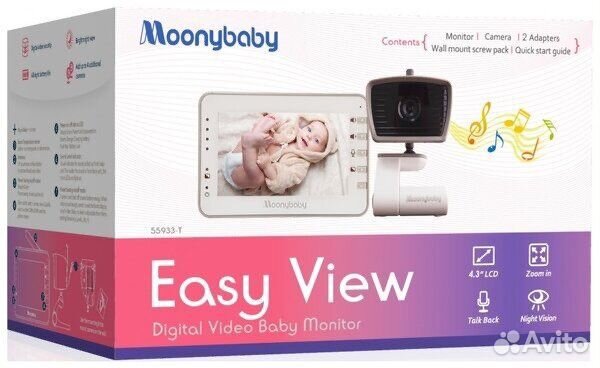 Видеоняня радионяня Moonybaby