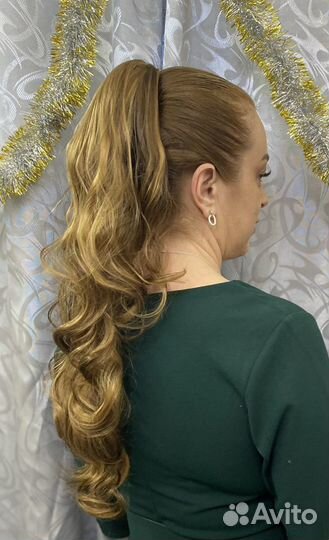 Шиньон из искусственных волос