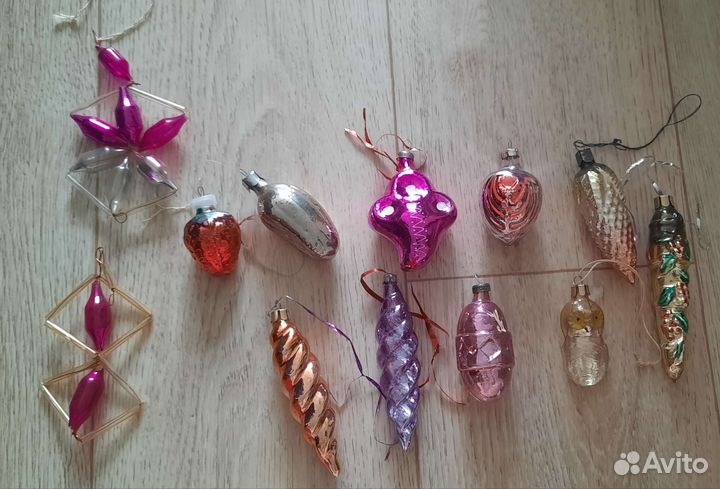 Советские елочные игрушки одним лотом