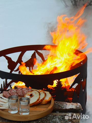 Чаша костровая круглая