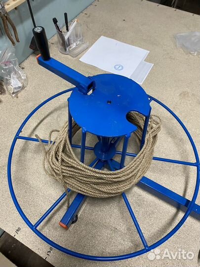 Устройство (станок) перемотки, намотки кабеля