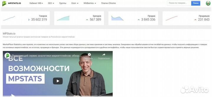 Складчина mpstats / мпстатс / мпстат доступ