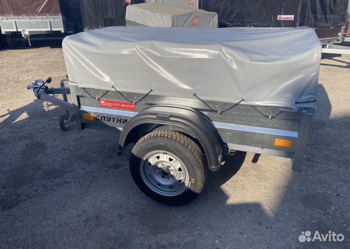 Прицеп Спутник 1,7V c тентом