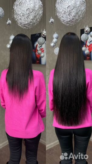 Биопротеиновое наращивание волос / эко наращивание