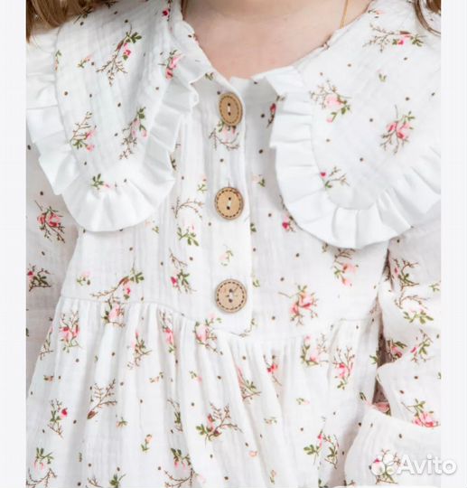 Муслиновое платье 92