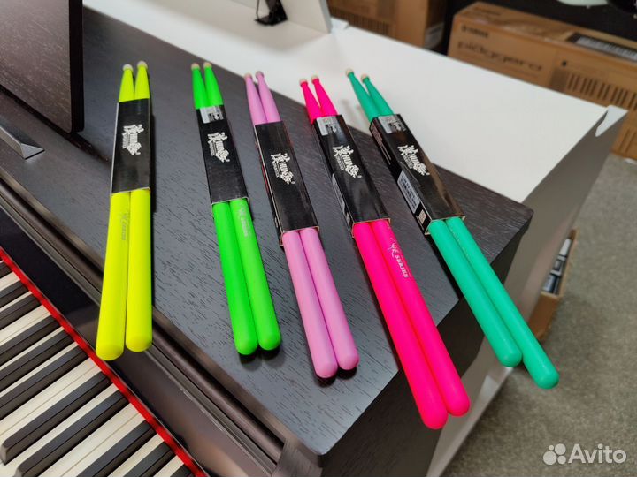 HUN Flourecent 5A Yellow барабанные палочки