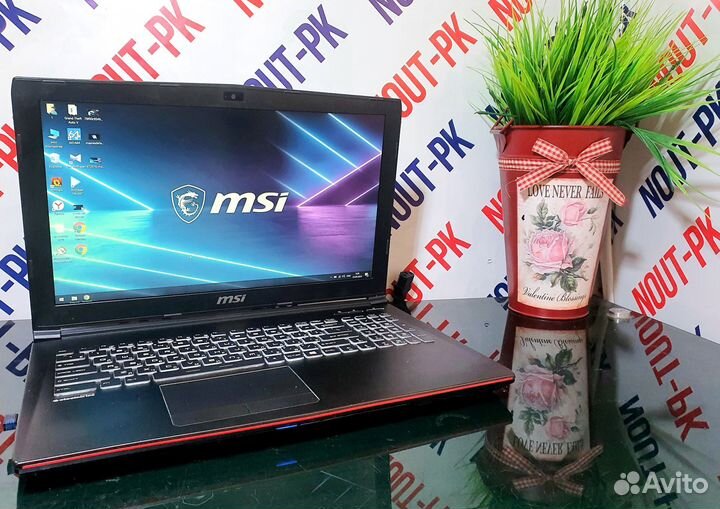 Игровой ноутбук MSI core i7 6700HQ/gtx960/16гб