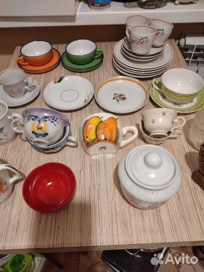 Посуда разная, чашки