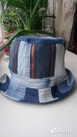 Шляпка женская джинсовая
