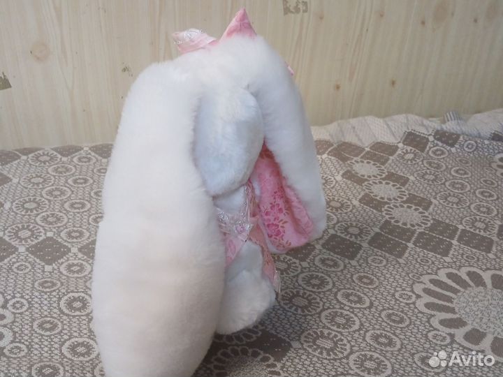 Мягкая игрушка зайка, ручной работы