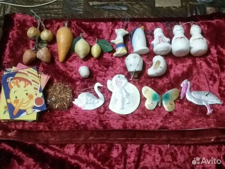 Елочные игрушки СССР одним лотом