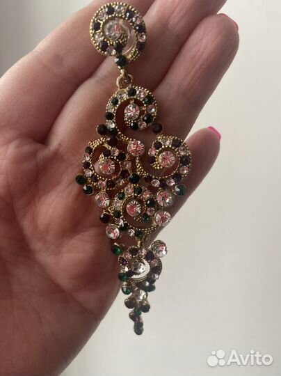 Серьги праздничные