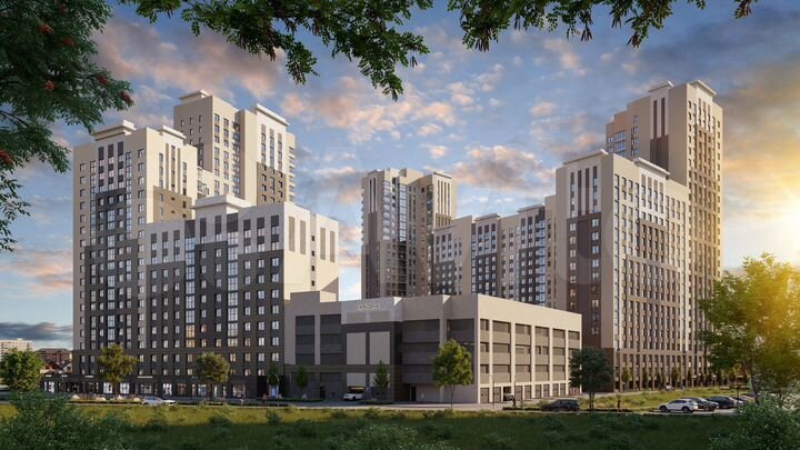 3-к. квартира, 88,6 м², 19/25 эт.