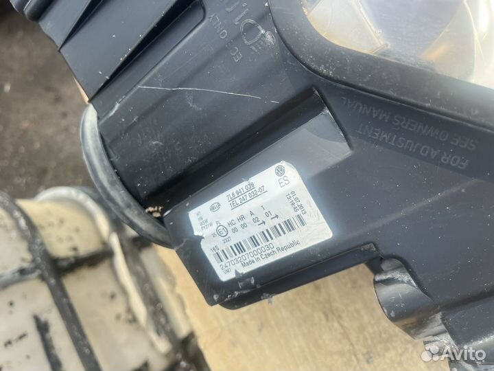 Фары галоген VW Туарег 2008г