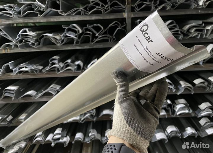 Порог левый Volkswagen Polo 2001-2009 (0,8мм)