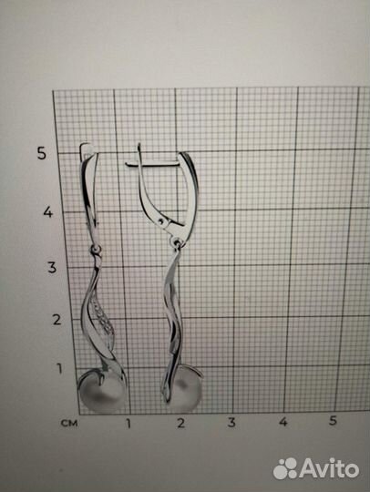 Серебряные серьги