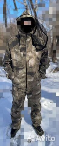 Камуфляжный летний костюм с сеткой