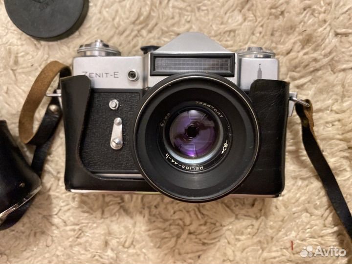 Пленочный фотоаппарат zenit-e олимпийский