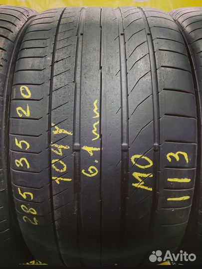 Continental ContiSportContact 5P 255/40 R20 и 285/35 R20 101V