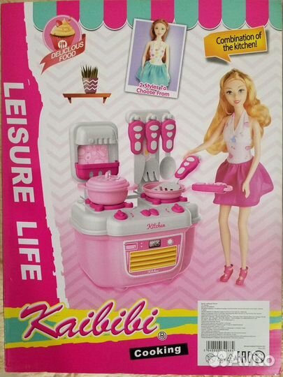 Кухня детская игра кукла