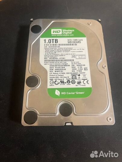 Жесткий диск 1 тб western digital