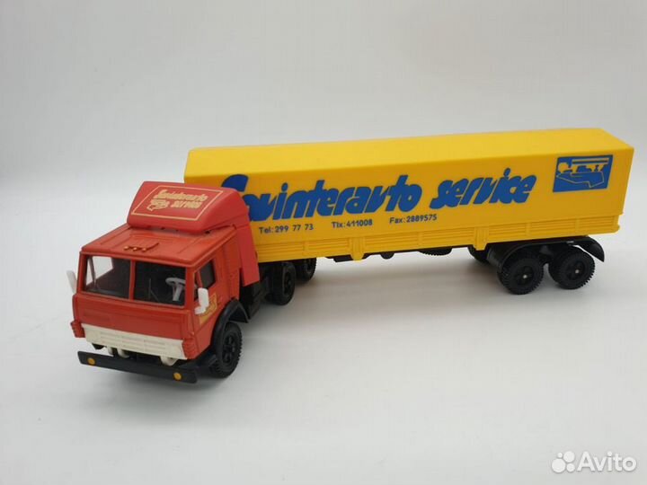 Камаз 5410 с полуприцепом и тентом Sovtransavto