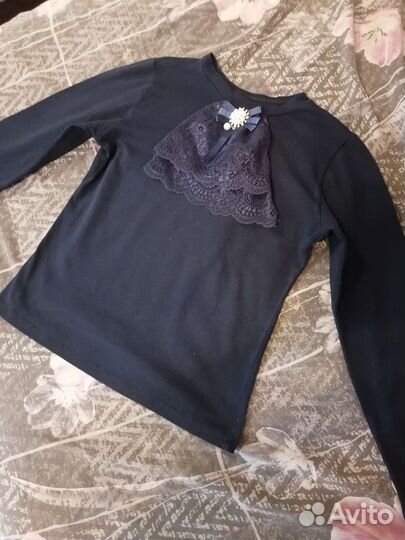 Блузка школьная с кофтой