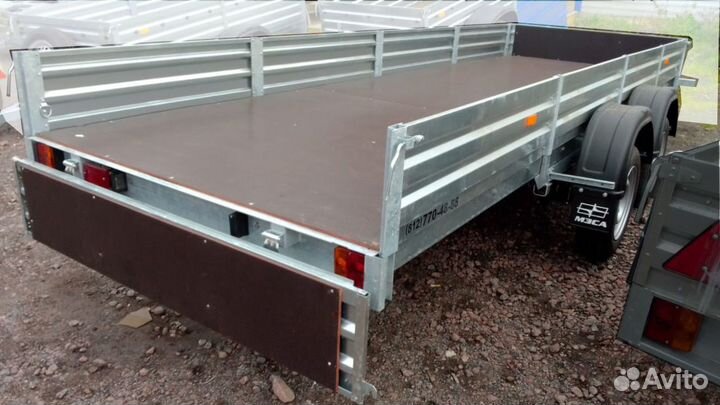А Легковой прицеп мзса для 6 метровых досок