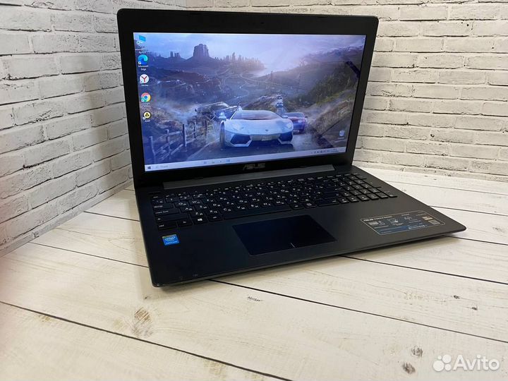 Производительный ноутбук Asus SSD / 4 ядра