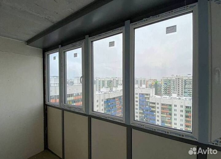 Остекление окон и балконов пвх