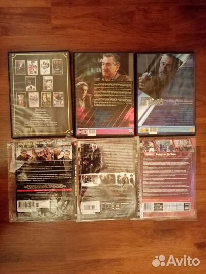 DVD диски 6 шт. Роберт Де Ниро