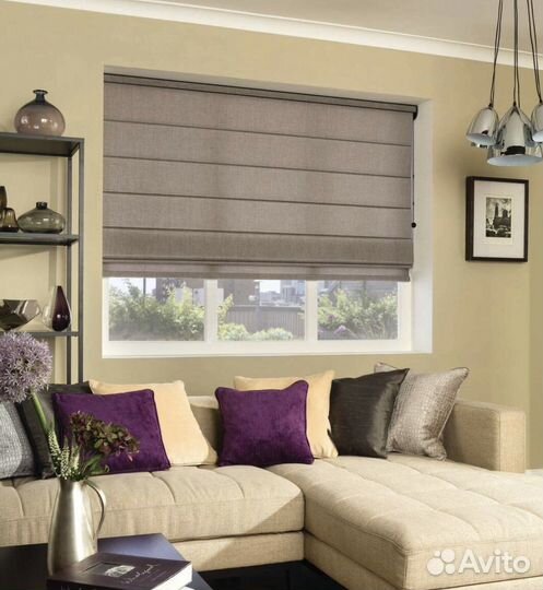 Шторы, римские шторы и карнизы